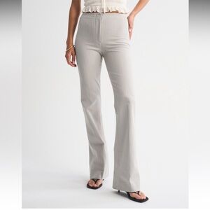 NWT A&F Abercrombie & Fitch bootcut stretch pants 12 long tall